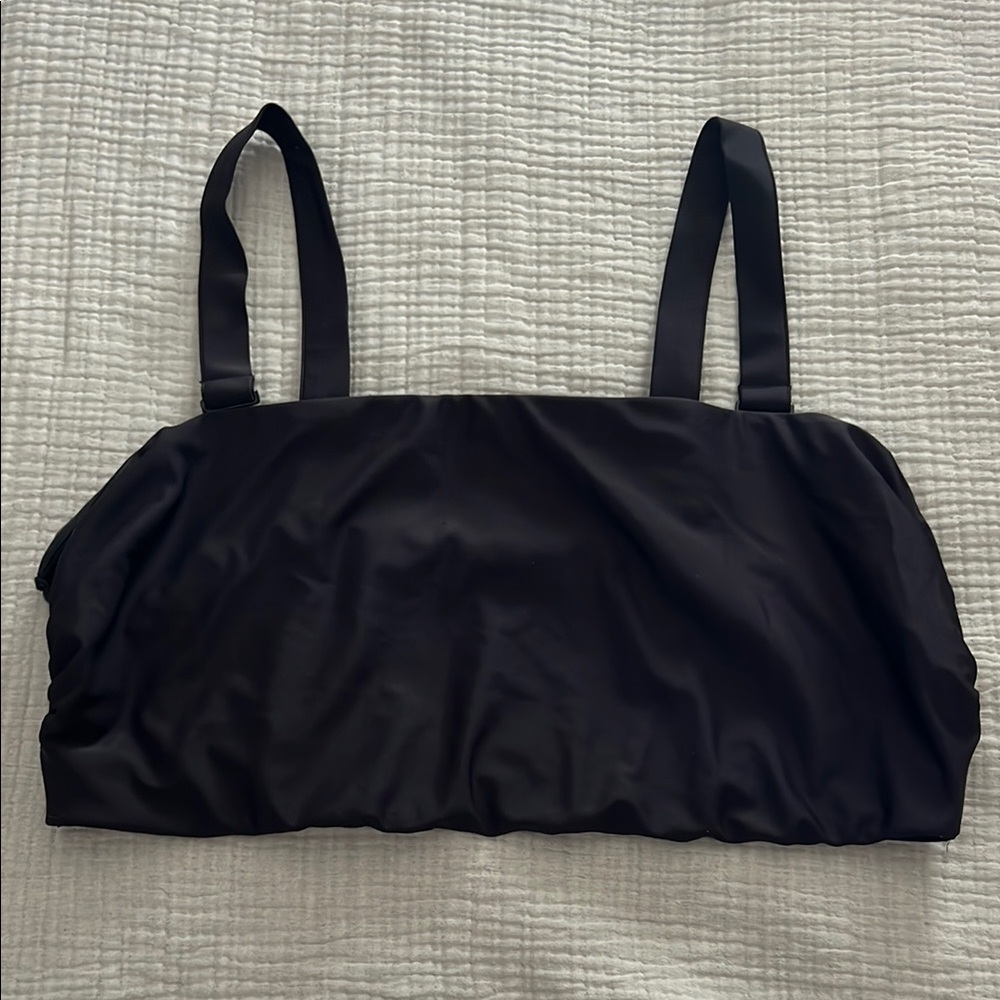 Old Navy Black Bandeau Bikini Top Size 3X - Convertible straps!